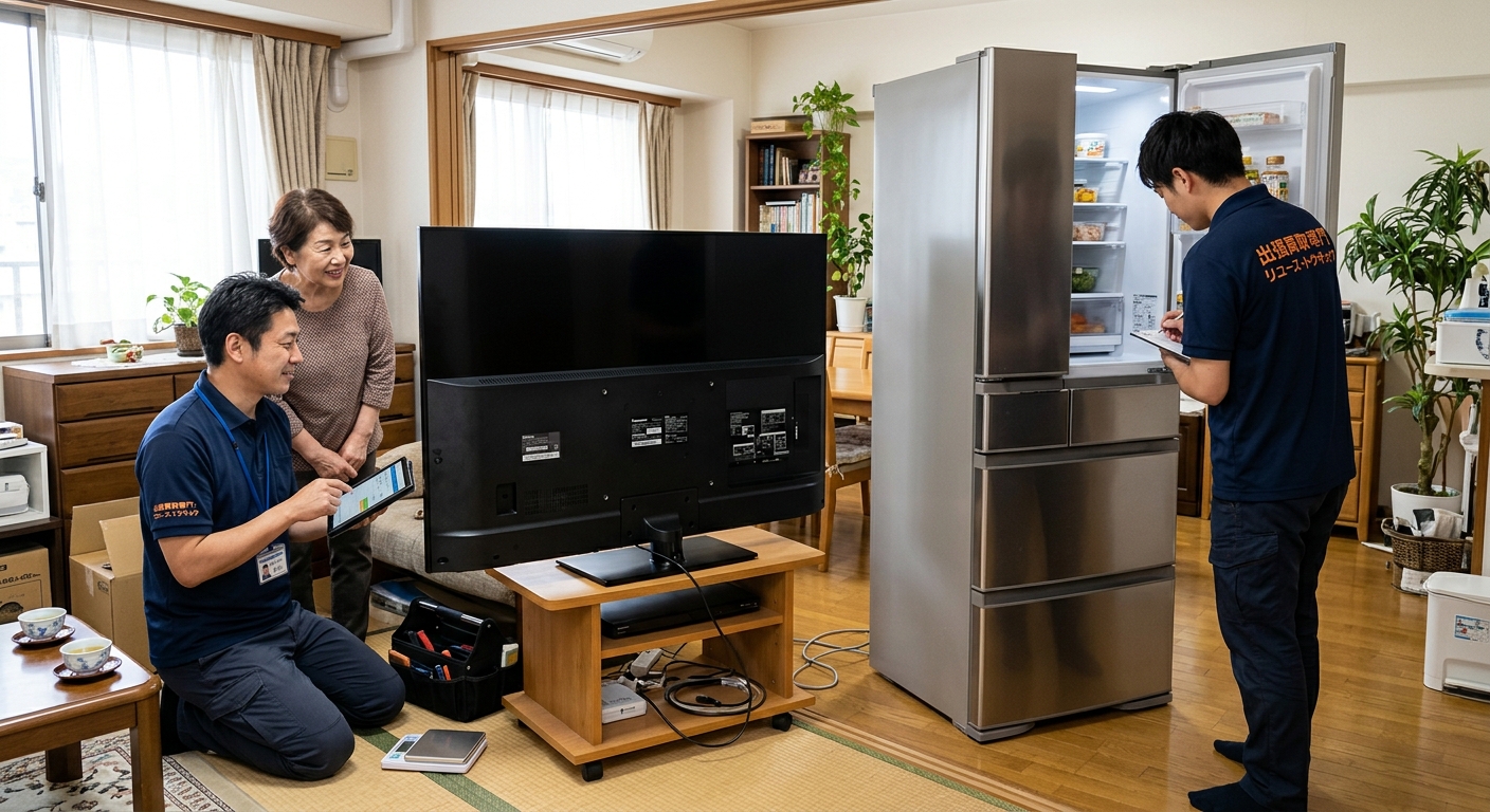 立川市での大型家電、テレビ、冷蔵庫の買取り