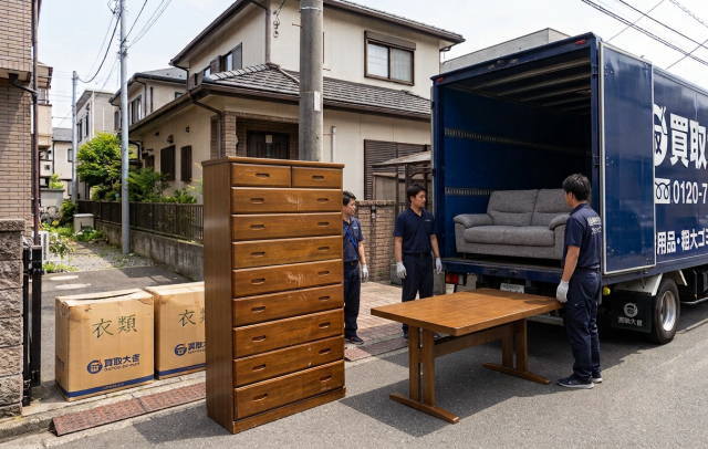 立川市での不用品の無料回収サービス